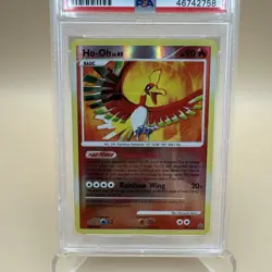 2007 Pokemon Diamond & Pearl Secret Wonders Ho-Oh 10/132 Reverse Holo Rare PSA 9 - Image 3