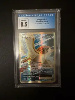 Pidgeot EX 104/108 Evolutions CGC GRADED 8.5 2016 Pokemon Full Art - Image 1