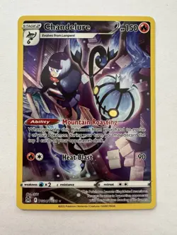 1x Chandelure - TG04/TG30 - Lost Origin Trainer Gallery NM-Mint Pokemon SWSH11 - - Image 1