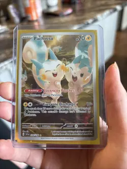 Pachirisu 208/198 - Scarlet & Violet Base Illustration Rare Pokemon TCG NM - Image 3