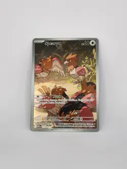 Pokemon Spearow Illustration Rare NM-Mint 151/132 Me01: Mega Evolution - Image 1