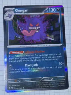 Pokemon Gengar Holo 050/088 POR English TCG - Image 1