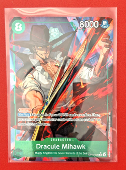 Dracule Mihawk OP12-030 SR Alt Art Legacy of the Master One Piece CCG English - Image 2