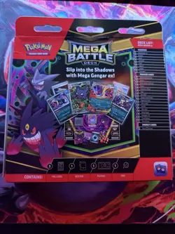 NEW Factory Sealed 2025 Pokemon Mega Battle Deck Mega Gengar ex -English -TCG - Image 2