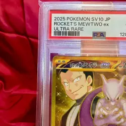 Pokemon PSA 10 Rocket's Mewtwo ex UR 130/098 Glory of Team Rocket SV10 Japan - Image 3