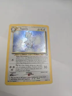 Pokemon TCG Togetic Neo Genesis Holo Card 16/111 Unlimited Rare - Image 2