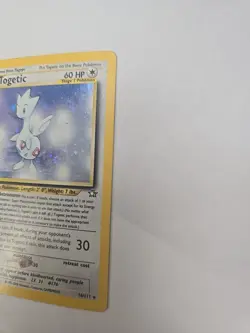 Pokemon TCG Togetic Neo Genesis Holo Card 16/111 Unlimited Rare - Image 4