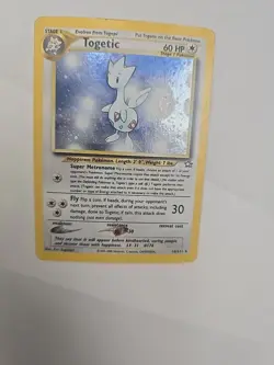 Pokemon TCG Togetic Neo Genesis Holo Card 16/111 Unlimited Rare - Image 5