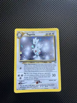 Pokemon TCG Togetic Neo Genesis 16/111 Holo Unlimited Holo Rare - Image 1