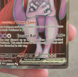 Pokemon Team Rocket's Mewtwo ex SV10: Destined Rivals Ultra Rare Holo 213/182 NM - Image 5