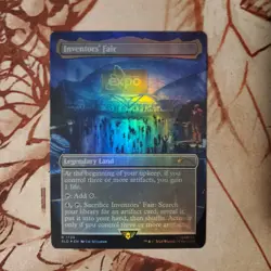 Inventors' Fair FOIL Iron Man Secret Lair MTG NM - Image 1