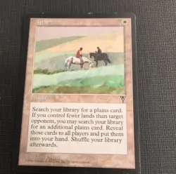 Tithe Instant Magic: The Gathering White Card 1996 by Jon J Muth - Image 1