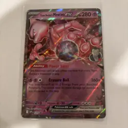Team Rocket's Mewtwo ex 205 SV: Scarlet & Violet Promo Cards NM Pokemon Card TCG - Image 1