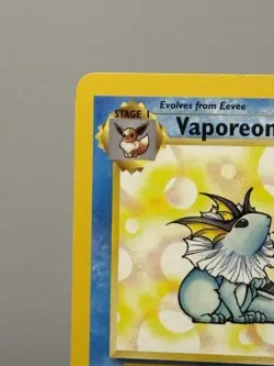 Pokemon Card Vaporeon 28/64 Non-Holo Vintage - NM - Image 2