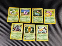 Pokemon Base Set SHADOWLESS Uncommon/Common WotC - 27 Card Lot LP/MP - Image 2