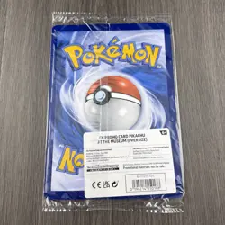 POKEMON NATURAL HISTORY MUSEUM TCG PIKACHU AT THE JUMBO PROMO TRADING CARD - Image 2