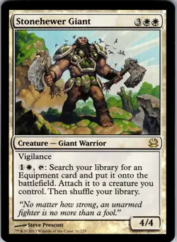 Stonehewer Giant Modern Masters Rare LP Magic: The Gathering 31 Foil - Image 1