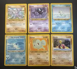 Pokemon- TCG Trading Cards Vintage 6 Card Lot What You See Is What You Get. 636996769739 - Image 1