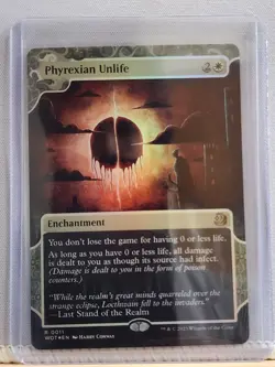 Phyrexian Unlife - WOT - Rare - Foil - NM - Magic the Gathering - MTG - Image 1