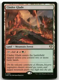 Cinder Glade #991 (NM) Commander Masters CMM Magic MTG - Image 1