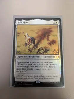Folk Hero Foil/ MTG Magic Commander Legends: Battle for Baldur's Gate #650 - Image 1