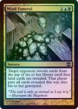 Mind Funeral - Foil Near Mint MTG Alara Reborn - Image 1