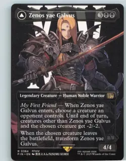 Zenos yae Galvus (Borderless) 384 Rare FINAL FANTASY Magic: The Gathering NM - Image 1
