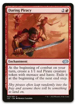 Daring Piracy #33 (NM) Jumpstart 2022 J22 Magic MTG - Image 1