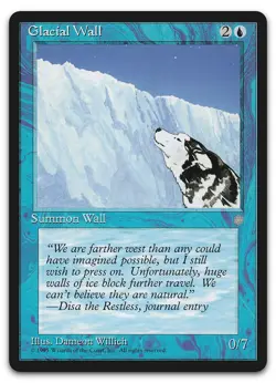 Glacial Wall #71 (NM) Ice Age ICE Magic MTG - Image 1