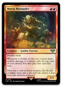 Moria Marauder #138 (Foil) (NM) Lord of the Rings LTR Magic MTG - Image 1