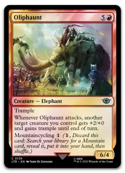 Oliphaunt #139 (Foil) (NM) Lord of the Rings LTR Magic MTG - Image 1