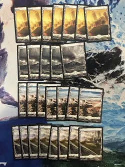 MTG Lot Of 161 Zendikar (ZEN) Full Art Lands NM-PL - Breakdown In Description - Image 2