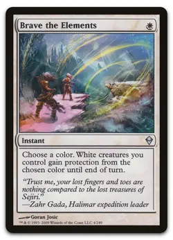 Brave the Elements #4 (NM) Zendikar ZEN Magic MTG - Image 1