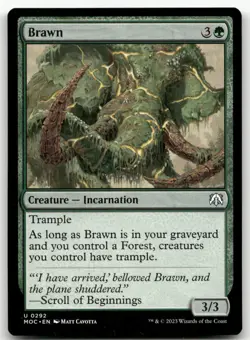 Brawn #292 (NM) March of the Machine MOC Magic MTG - Image 1