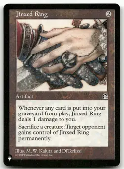 Jinxed Ring (NM) List Reprints LIST LIST Magic MTG - Image 1