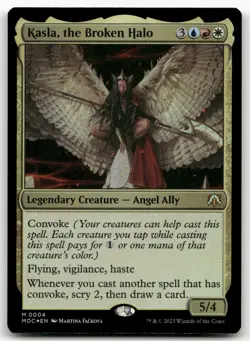 Kasla, the Broken Halo #4 (Foil) (NM) March of the Machine MOC Magic MTG - Image 1