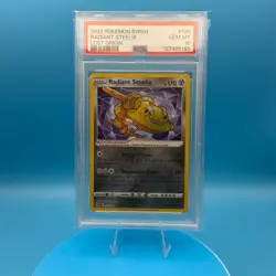 PSA 10 Radiant Steelix 124/196 Lost Origin Pokemon Gem Mint Holo Rare - Image 1