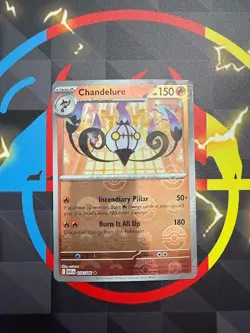 Chandelure 018/086 Poke Ball Pattern White Flare Pokemon TCG - Image 1