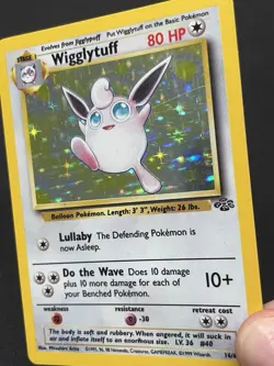 Pokemon TCG Wigglytuff 16/64 Jungle Holo Unlimited Rare Card - Image 3