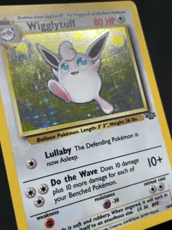Pokemon TCG Wigglytuff 16/64 Jungle Holo Unlimited Rare Card - Image 4