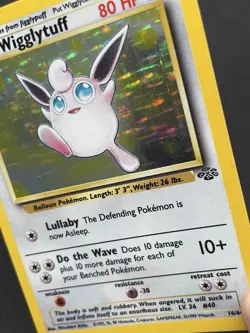 Pokemon TCG Wigglytuff 16/64 Jungle Holo Unlimited Rare Card - Image 5