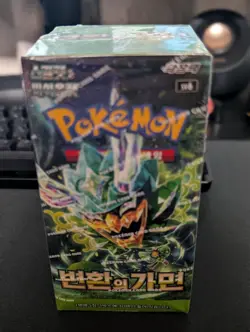 Korean Pokemon Scarlet & Violet Mask Of Change Booster Box Brand New Sealed - Image 1