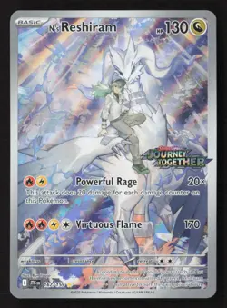 N's Reshiram - Stamped Illustration Rare Holo MCAP 167/159 NM Pokemon TCG - Image 1