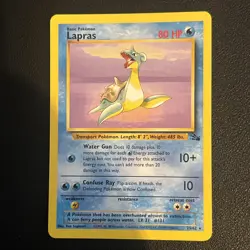 Pokemon Lapras 25/62 Fossil Non-Holo Rare WOTC NM/Near Mint - Image 3