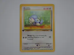 2000 Pokemon Team Rocket Dratini 1st Edition #53/82 NM - Image 1