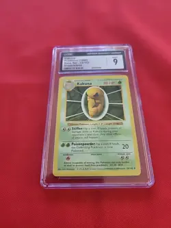 Pokemon: Kakuna #33/102 Shadowless Base Set 1999 Vintage WOTC - CGC 9 MINT - A82 - Image 3