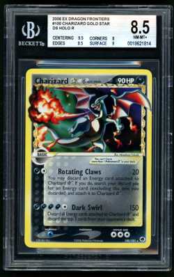 Pokemon Charizard Gold Star 2006 EX Dragon Frontiers Holo Rare BGS 8.5 - Image 1