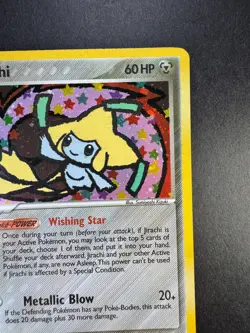 2005 POKEMON JIRACHI EX DEOXYS HOLO 9/107 - Image 3