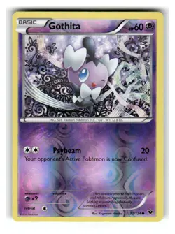 Gothita 32/124 Common Fates Collide Pokemon Reverse Holo Lightly Played - Image 1