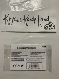 Pokemon Suicune 026 Promo Stamped GameStop Sealed Phantasmal Flames 💎 Mega - Image 3